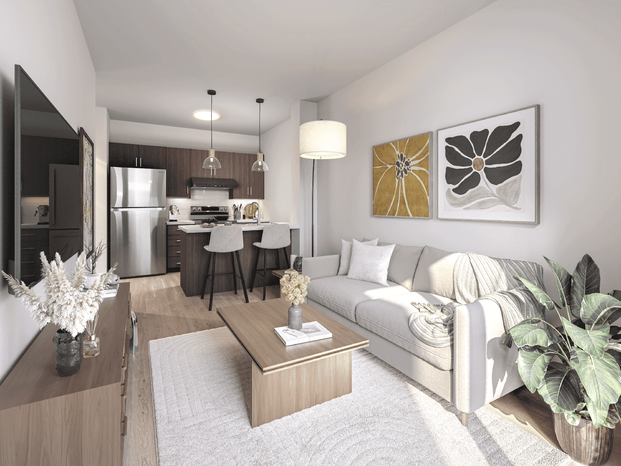 living room balcony side