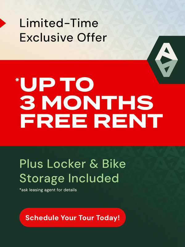 The Albright Promotion: Up to 3 Months Free Rent.