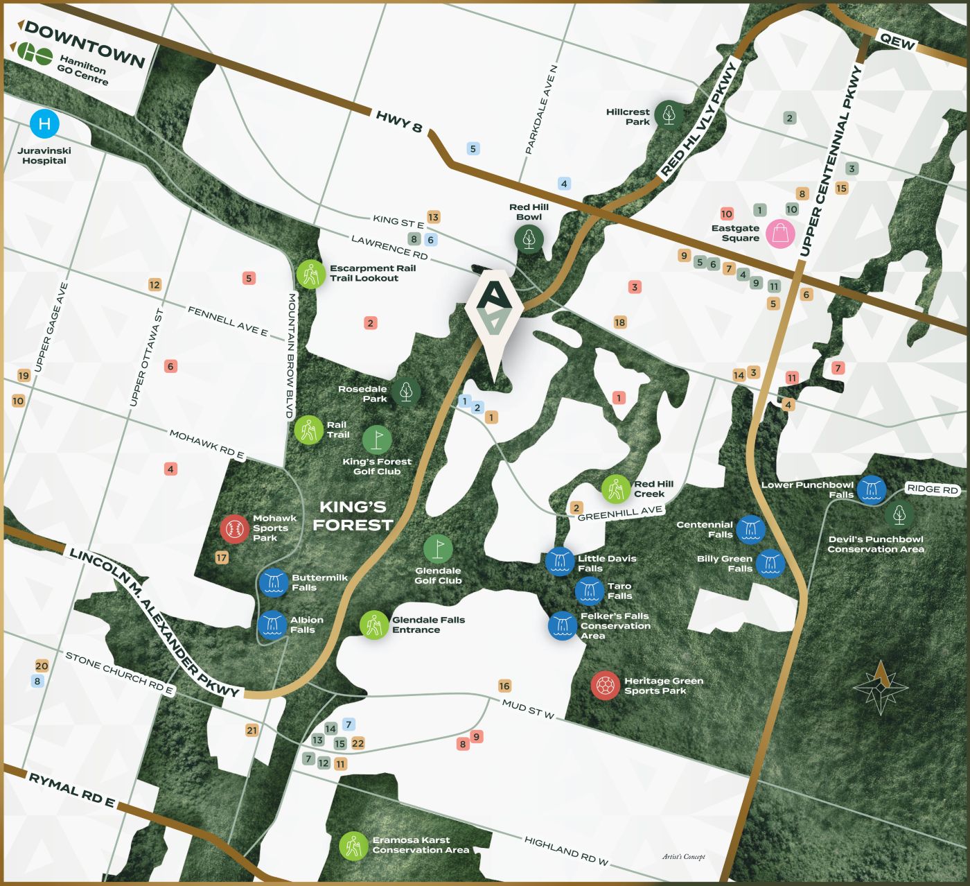 Amenities Map Preview